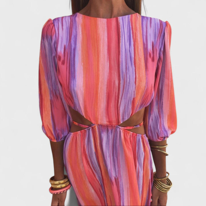 Maria | Elegant fabric with stylish cut-outs